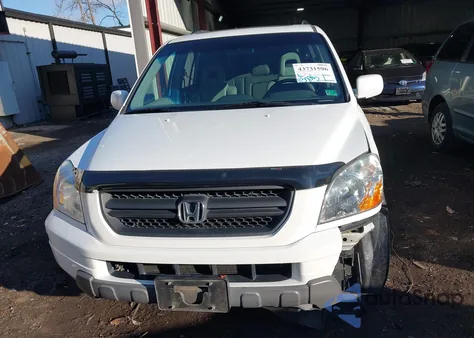 2005 Honda Pilot Ex-L из США, поврежденный, VIN 5FNYF18505B053152